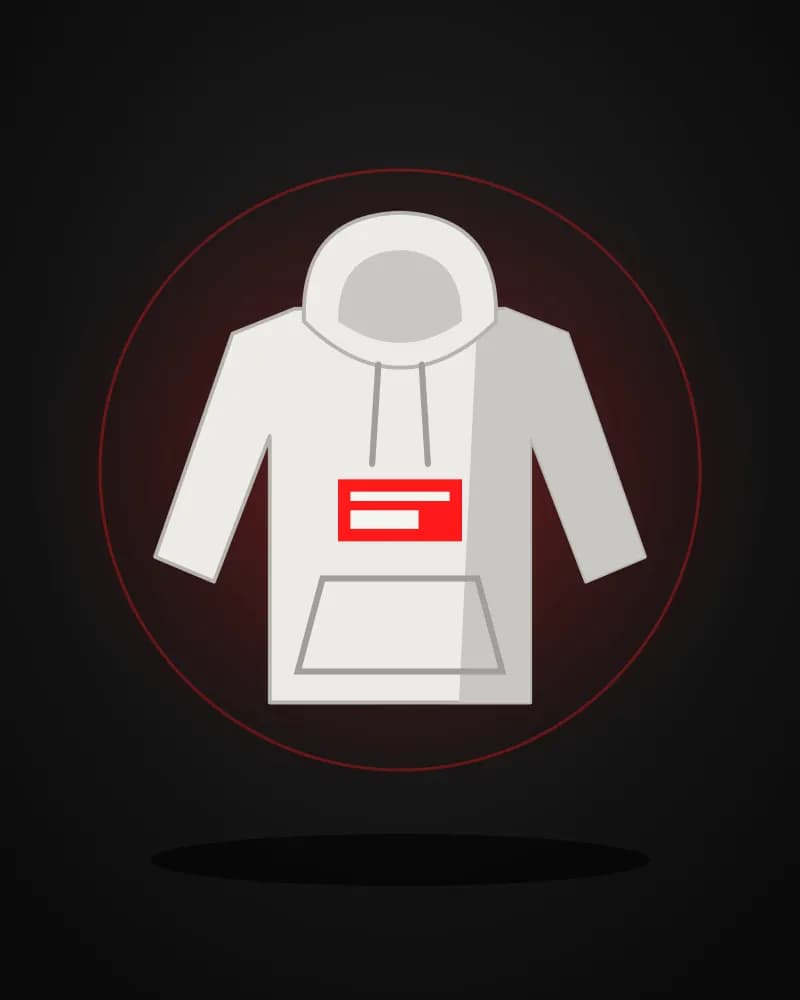 Hoodie Boxy Medianoche