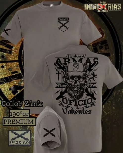 Playera Armas Oficio de Valientes